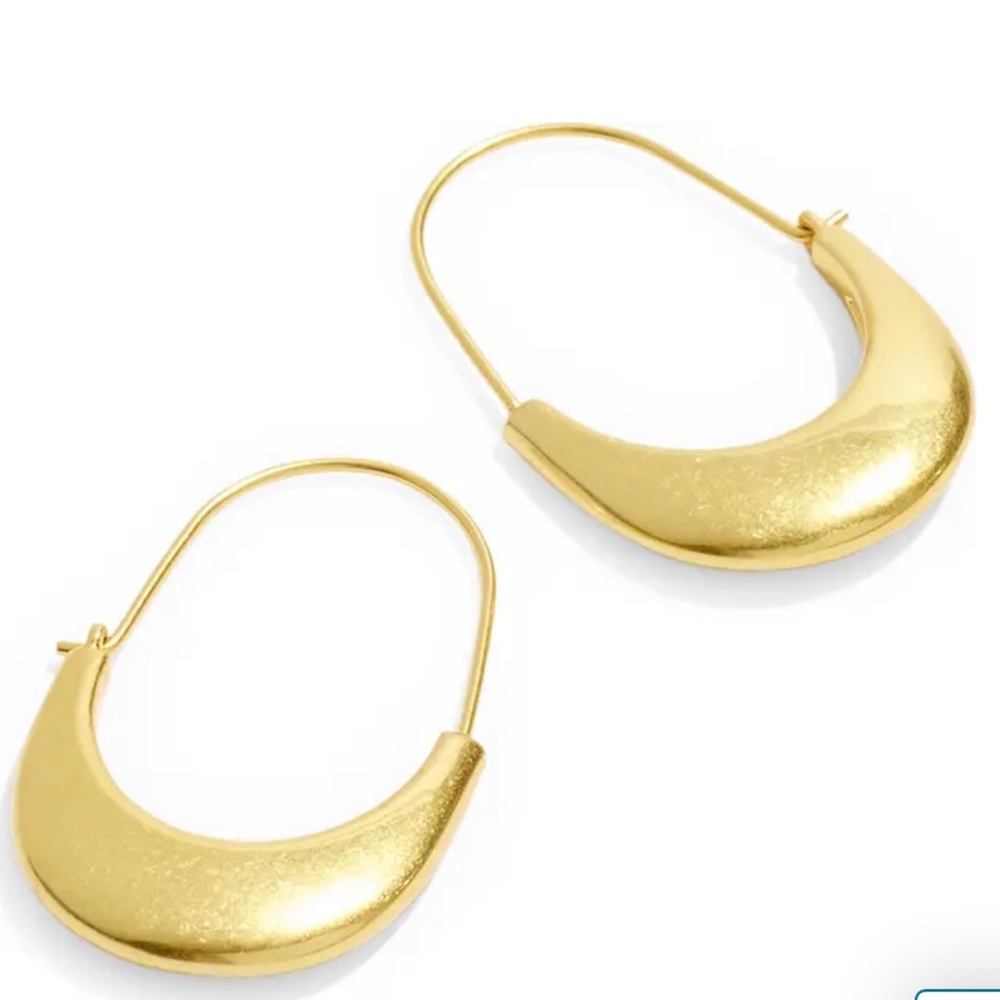 Madewell “City Wire Hoop Earrings” new with tag